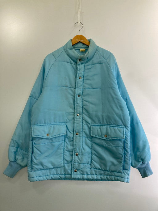 【現状渡し品】【メンズ】 CHALKLINE チョークライン PRIDEジッパー 70S 中綿ジャケット アウター 146-241216-me-12-min サイズ：L カラー：水色 万代Net店