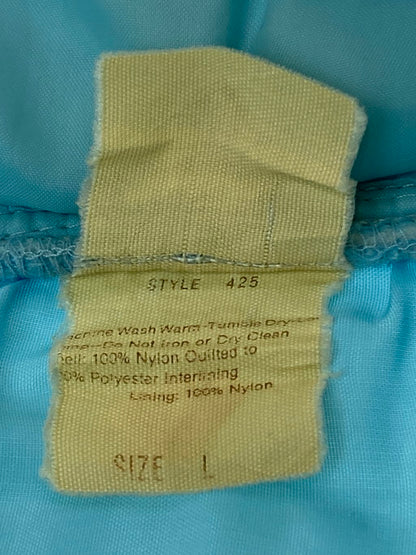 【現状渡し品】【メンズ】 CHALKLINE チョークライン PRIDEジッパー 70S 中綿ジャケット アウター 146-241216-me-12-min サイズ：L カラー：水色 万代Net店