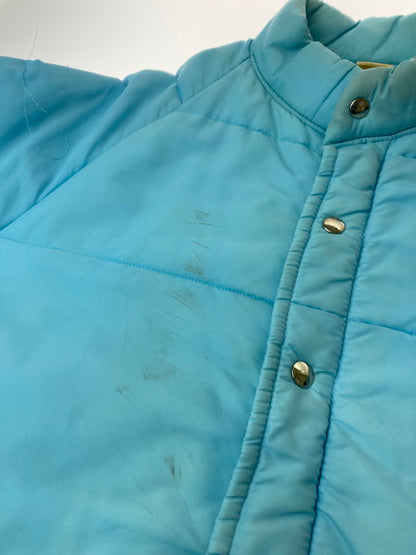 【現状渡し品】【メンズ】 CHALKLINE チョークライン PRIDEジッパー 70S 中綿ジャケット アウター 146-241216-me-12-min サイズ：L カラー：水色 万代Net店