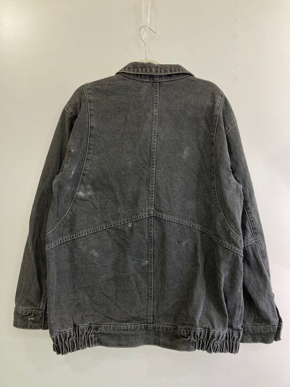 【中古品】【レディース】 X-girl エックスガール 105201021001 DROP SHOLDER DENIM JACKET ドロップ ショルダー デニム ジャケット 169-250101-cn-8-min サイズ：2 カラー：グレー 万代Net店