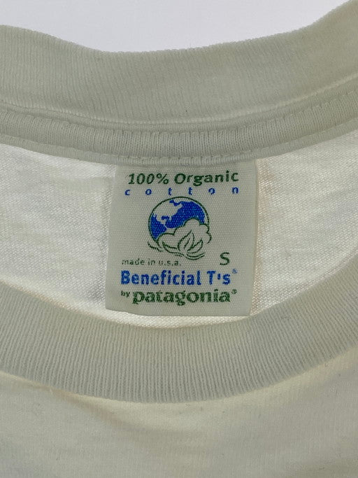 【中古品】【メンズ】 patagonia パタゴニア 90S BENEFICIAL T'S 半袖Tシャツ 144-241204-AS-10-min サイズ：S カラー：ホワイト 万代Net店