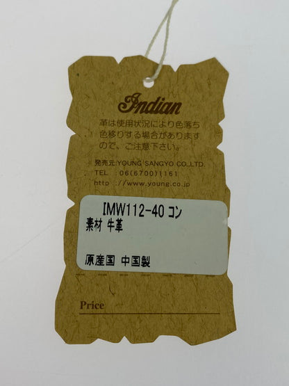 【中古品】【メンズ】  INDIAN インディアン 財布 ウォレット 二つ折り財布 201-241207-AS-17-min カラー：ブラック 万代Net店