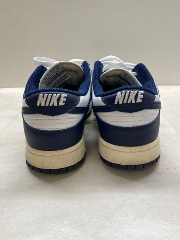 【中古品】【メンズ】 NIKE ナイキ DD1503-115 WMNS DUNK LOW"VINTAGE NAVY" 靴 シューズ スニーカー 160-241204-AS-49-min サイズ：28.5cm カラー：ネイビー/ホワイト 万代Net店