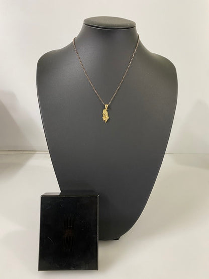 【中古品】【メンズ/レディース】  VINTAGE 10K PRAYING HANDS＆SILVER CHAIN NECKLACE ヴィンテージ ネックレス アクセサリー 192-241211-yn-07-min カラー：シルバー/ゴールド 万代Net店