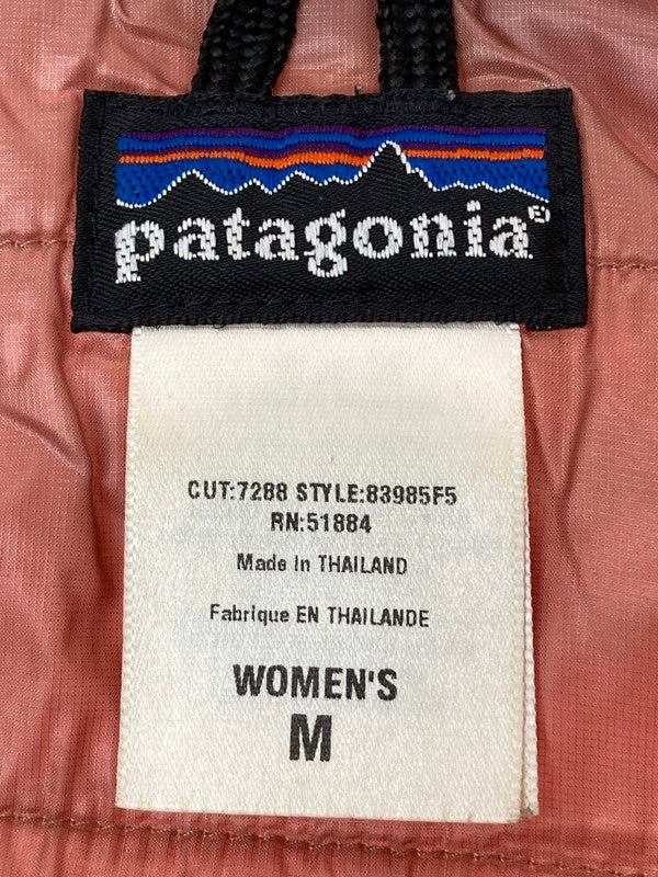 【現状渡し品】【レディース】 patagonia パタゴニア 83985F5 05AW マイクロパフジャケット 169-250101-cn-9-min サイズ：M カラー：ピンク系/格子柄 万代Net店