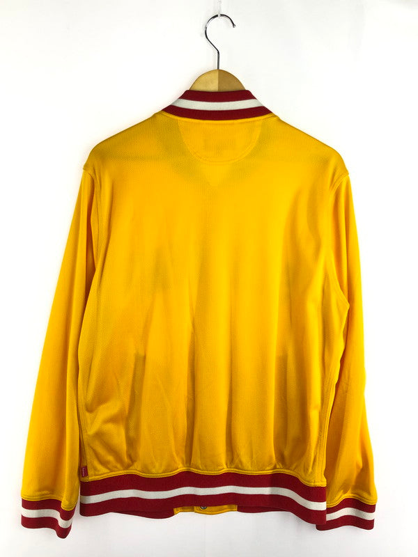 【中古品】【メンズ】 Supreme シュプリーム 15SS MESH VARSITY JACKET 15年春夏 メッシュ バーシティー ジャケット アウター 149-251109-rt-15-tag サイズ：L カラー：イエロー 万代Net店