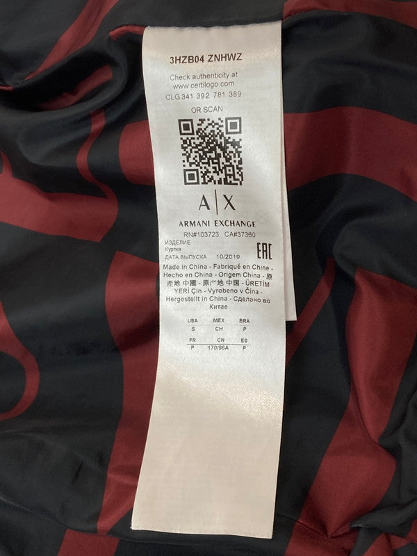 【現状渡し品】【メンズ】 ARMANI EXCHANGE アルマーニエクスチェンジ 3HZB04 LEATHER HOODED JACKET アウター 141-241208-AS-14-min サイズ：S カラー：ブラック 万代Net店