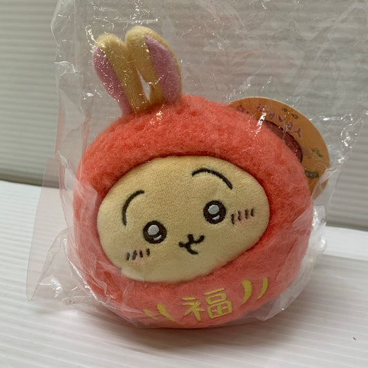 【中古品】 うさぎ だるまになっちゃった!ころりん起き上がりこぼしぬいぐるみ 「ちいかわ なんか小さくてかわいいやつ」 038-260225-em-16-min 万代Net店