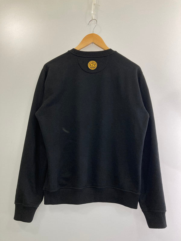 【中古品】【メンズ】 FENDI フェンディ 12CPF-20-1906 LOGO CREWNECK SWEATSHIRT スウェット トレーナー 141-241208-AS-15-min サイズ：M カラー：ブラック 万代Net店