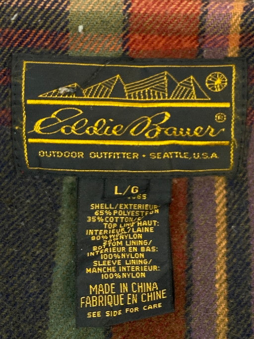 【現状渡し品】【メンズ】 Eddie Bauer エディー・バウアー 90’S MOUNTAIN PARKA マウンテン パーカー アウター 144-241220-me-11-min サイズ：L カラー：レッド 赤 万代Net店