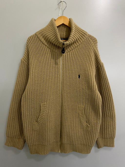 【中古品】【メンズ】  POLO BY RALPH LAUREN 90's DRIVERS KNIT ポロ バイ ラルフローレン ドライバーズニット トップス 146-241212-yn-08-min サイズ：L カラー：ブラウンベージュ 万代Net店