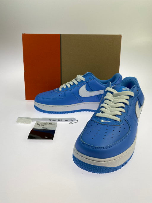 【中古美品】【メンズ】 NIKE ナイキ DM0576-400 AIR FORCE 1 LOW COLOR OF THE MONTH  UNIVERSITY BLUE エアフォース 1 ロー レトロ スニーカー シューズ 靴 160-241209-me-16-min サイズ：27.5cm US9.5 カラー：UNIVERSITY BLUE/WHITE 万代Net店