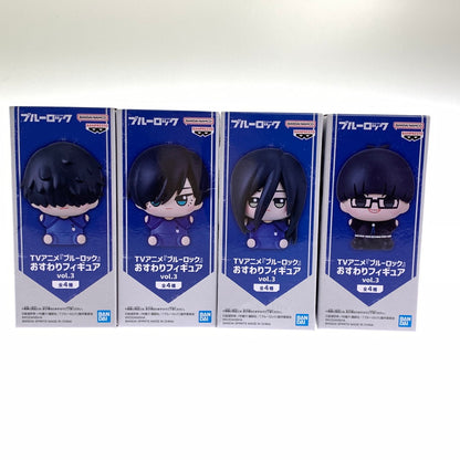 【中古品】 ブルーロック お座りフィギュアvol.3 4個 セット TVアニメ BANDAI プライズフィギュア 052-260210-em-01-min 万代Net店