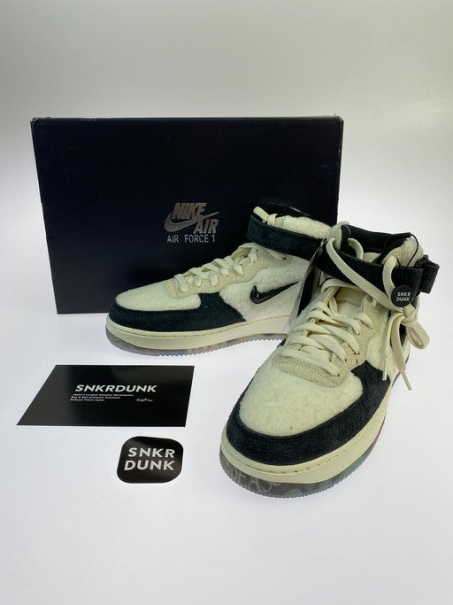 【中古美品】【メンズ】 NIKE ナイキ NIKE D02123-113 AIR FORCE 1 MID '07 PRM エアフォース1 ミッド スニーカー シューズ 靴 160-241209-me-14-min サイズ：28.0cm US10 カラー：COCONUT MILK/BLACK-CASHMERE 万代Net店