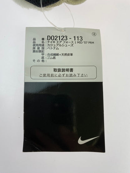 【中古美品】【メンズ】 NIKE ナイキ NIKE D02123-113 AIR FORCE 1 MID '07 PRM エアフォース1 ミッド スニーカー シューズ 靴 160-241209-me-14-min サイズ：28.0cm US10 カラー：COCONUT MILK/BLACK-CASHMERE 万代Net店