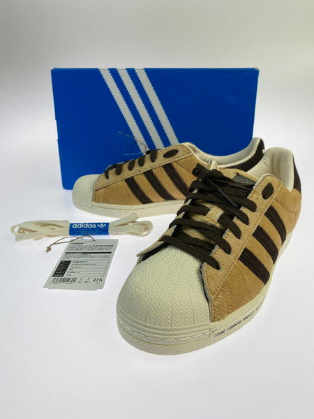 【中古美品】【メンズ】 adidas アディダス GW3471 SUPERSTAR "ATMOS HACHIKO" 靴 シューズ スニーカー 161-241217-AS-1-min サイズ：27.5cm カラー：ベージュ/ブラウン系 万代Net店