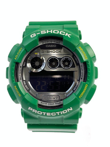 【中古品】【メンズ】 G-SHOCK ジーショック GD-120TS デジタル クオーツ腕時計 196-241217-AS-36-min カラー：グリーン 万代Net店