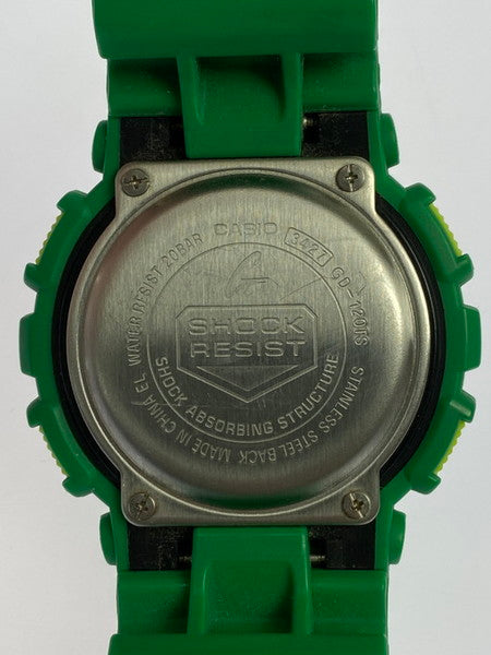 【中古品】【メンズ】 G-SHOCK ジーショック GD-120TS デジタル クオーツ腕時計 196-241217-AS-36-min カラー：グリーン 万代Net店