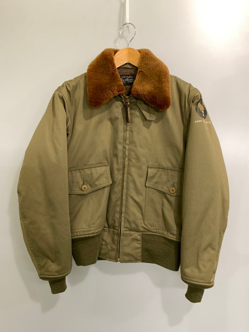 【中古品】【メンズ】  THE REAL MCCOY'S ザリアルマッコイズ ROUGH WEAR実名復刻 TYPE B-10 FLIGHT JACKET ラフウエア フライト ジャケット メンズアウター ジャンバー 145-241210-em-14-min サイズ：38 カラー：ライトブラウン 万代Net店