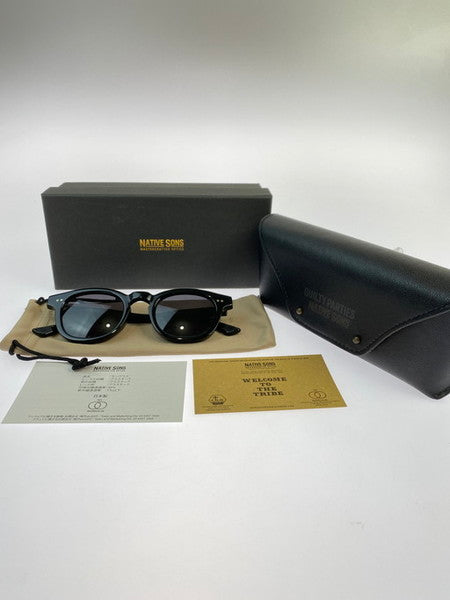 【中古品】【メンズ/レディース】  NATIVE SONS ネイティブサンズ ×WACKOMARIA ワコマリア PL-047E "CARVER"SUNGLASSES サングラス アイウェア 203-241217-AS-40-min カラー：ブラック 万代Net店