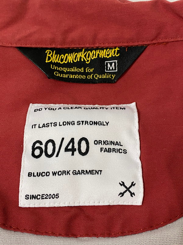 【中古品】【メンズ】  BLUCO ブルコ 60 40 COACH JACKET コーチジャケット アウター 142-250106-me-07-min サイズ：M カラー：レッド 赤 万代Net店