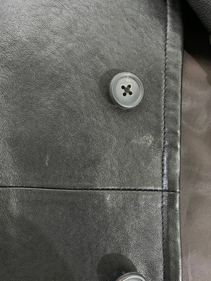 【中古品】【メンズ】 EDIFICE エディフィス シープベジレザー ロングベスト 23-011-300-1008 メンズ トップス インナーアウター メンズベスト 重ね着 147-241210-em-17-min サイズ：F カラー：ブラック 万代Net店