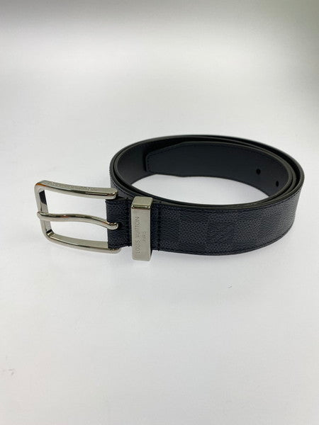 【中古美品】【メンズ】 LOUIS VUITTON ルイ・ヴィトン M8200 ダミエ・グラフィット ベルト・ポンヌフ 35MM 179-241217-AS-26-min カラー：ブラック 万代Net店