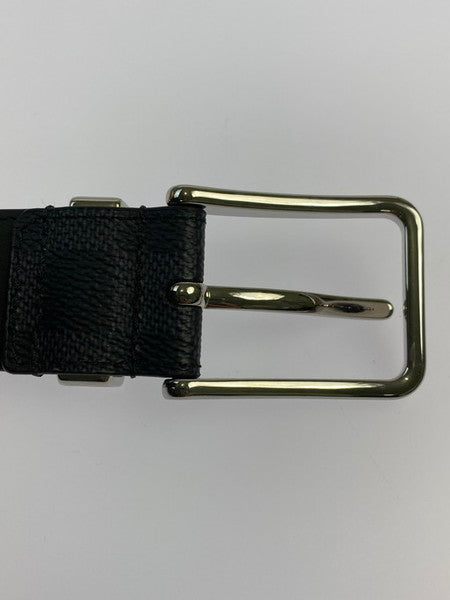 【中古美品】【メンズ】 LOUIS VUITTON ルイ・ヴィトン M8200 ダミエ・グラフィット ベルト・ポンヌフ 35MM 179-241217-AS-26-min カラー：ブラック 万代Net店