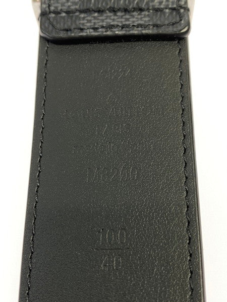 【中古美品】【メンズ】 LOUIS VUITTON ルイ・ヴィトン M8200 ダミエ・グラフィット ベルト・ポンヌフ 35MM 179-241217-AS-26-min カラー：ブラック 万代Net店