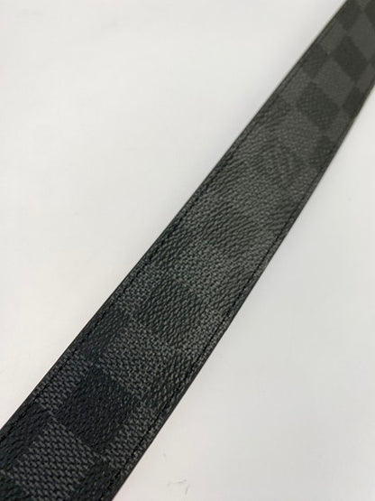 【中古美品】【メンズ】 LOUIS VUITTON ルイ・ヴィトン M8200 ダミエ・グラフィット ベルト・ポンヌフ 35MM 179-241217-AS-26-min カラー：ブラック 万代Net店