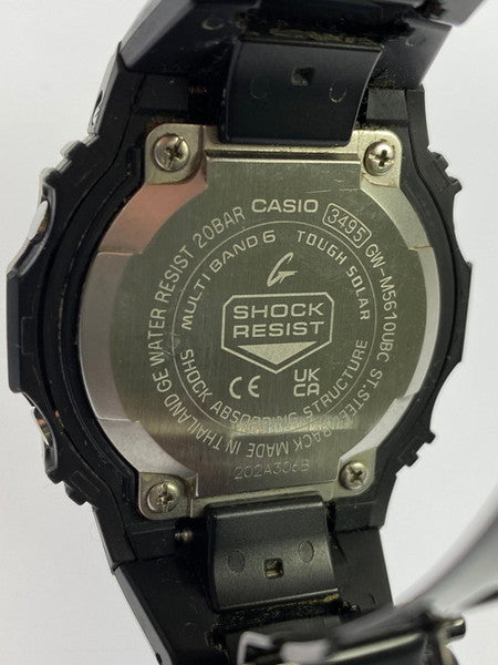 【中古品】【メンズ】 G-SHOCK ジーショック GW-M5610UBC-1JF デジタル 電波ソーラー腕時計 196-241217-AS-35-min カラー：ブラック 万代Net店