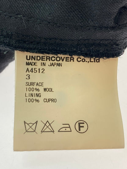 【中古品】【メンズ】  UNDERCOVER ISM アンダーカバーイズム スラックスパンツ ボトムス パンツ 151-241213-jt-08-min サイズ：3 カラー：ブラック 万代Net店