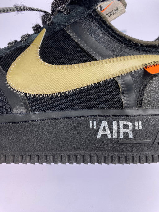 【中古品】【メンズ】 NIKE ナイキ THE 10 AIR FORCE 1 LOW OFF-WHITE AO4606-001 ザ テン エア フォース 1 ロー オフホワイト スニーカー 靴 160-241216-yn-04-min サイズ：28.0cm US10 カラー：BLACK/WHITE-CONE-BLACK 万代Net店