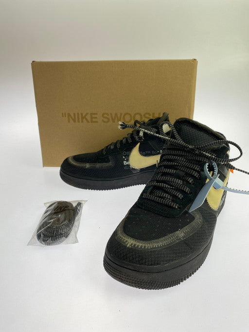 【中古品】【メンズ】 NIKE ナイキ THE 10 AIR FORCE 1 LOW OFF-WHITE AO4606-001 ザ テン エア フォース 1 ロー オフホワイト スニーカー 靴 160-241216-yn-04-min サイズ：28.0cm US10 カラー：BLACK/WHITE-CONE-BLACK 万代Net店