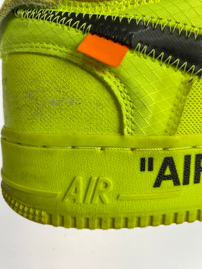 【中古品】【メンズ】 NIKE ナイキ THE 10 AIR FORCE 1 LOW OFF-WHITE AO4606-700 ザ テン エア フォース ワン オフホワイト スニーカー 靴 160-241216-yn-03-min サイズ：27.5cm US9.5 カラー：VOLT/BLACK-VOLT-CONE 万代Net店