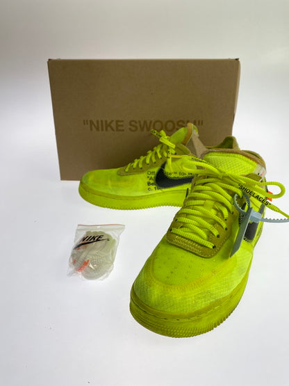 【中古品】【メンズ】 NIKE ナイキ THE 10 AIR FORCE 1 LOW OFF-WHITE AO4606-700 ザ テン エア フォース ワン オフホワイト スニーカー 靴 160-241216-yn-03-min サイズ：27.5cm US9.5 カラー：VOLT/BLACK-VOLT-CONE 万代Net店