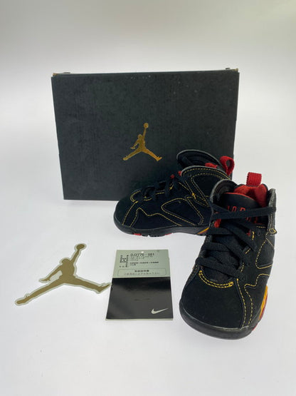 【中古品】【キッズ】 NIKE ナイキ TD AIR JORDAN 7 RETRO DJ2776-081 エア ジョーダン レトロ スニーカー 靴 160-241216-yn-18-min サイズ：11.0cm US5C カラー：BLACK/CITRUS-VARSITY-RED 万代Net店