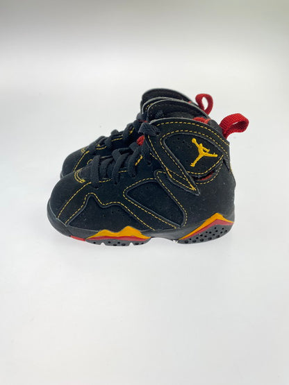【中古品】【キッズ】 NIKE ナイキ TD AIR JORDAN 7 RETRO DJ2776-081 エア ジョーダン レトロ スニーカー 靴 160-241216-yn-18-min サイズ：11.0cm US5C カラー：BLACK/CITRUS-VARSITY-RED 万代Net店