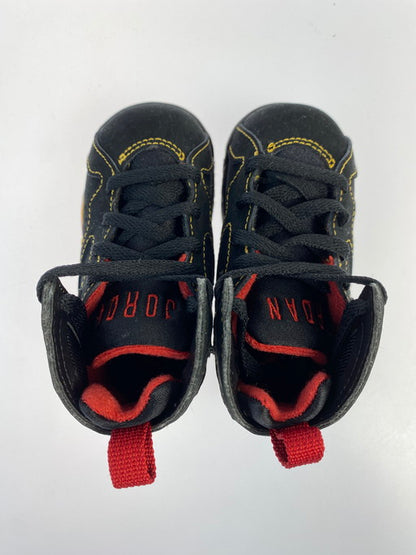 【中古品】【キッズ】 NIKE ナイキ TD AIR JORDAN 7 RETRO DJ2776-081 エア ジョーダン レトロ スニーカー 靴 160-241216-yn-18-min サイズ：11.0cm US5C カラー：BLACK/CITRUS-VARSITY-RED 万代Net店