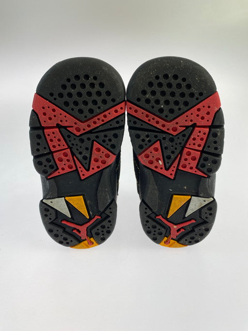 【中古品】【キッズ】 NIKE ナイキ TD AIR JORDAN 7 RETRO DJ2776-081 エア ジョーダン レトロ スニーカー 靴 160-241216-yn-18-min サイズ：11.0cm US5C カラー：BLACK/CITRUS-VARSITY-RED 万代Net店