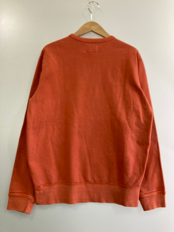 【中古品】【メンズ】 RALPH LAUREN ラルフローレン ORIGINAL RL QUALITY SWEATSHIRT スウェット シャツ トップス 147-241213-jt-06-min サイズ：M カラー：オレンジ系 万代Net店