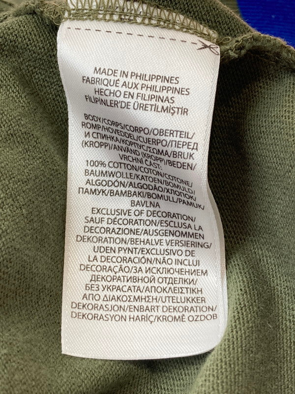 【中古美品】【メンズ】 Polo by Ralph Lauren ポロバイラルフローレン CLASSIC FIT STRIPED JERSEY クラシックフィット ストライプ ジャージ トップス ポロシャツ 147-241213-jt-05-min サイズ：M カラー：オリーブ/オレンジ/ブルー 万代Net店