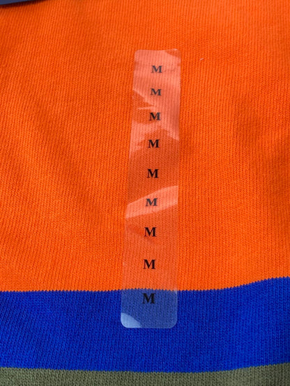 【中古美品】【メンズ】 Polo by Ralph Lauren ポロバイラルフローレン CLASSIC FIT STRIPED JERSEY クラシックフィット ストライプ ジャージ トップス ポロシャツ 147-241213-jt-05-min サイズ：M カラー：オリーブ/オレンジ/ブルー 万代Net店