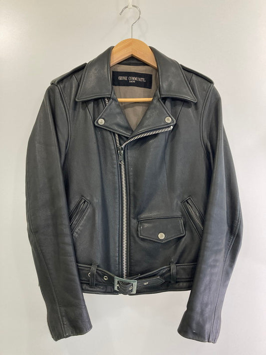 【中古品】【メンズ】  OZONE COMMUNITY オゾン コミュニティ DOUBLE RIDERS JACKET ダブル ライダースジャケット アウター 140-241211-jt-01-min サイズ：サイズ不明 カラー：ブラック 万代Net店