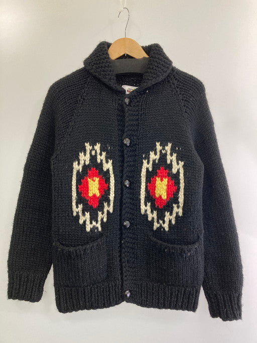 【中古品】【メンズ】 KANATA カナタ COWICHAN NATIVE CARDIGAN カウチン ネイティブ カーディガン ニット アウター 146-241216-me-09-min カラー：ブラック 黒 万代Net店