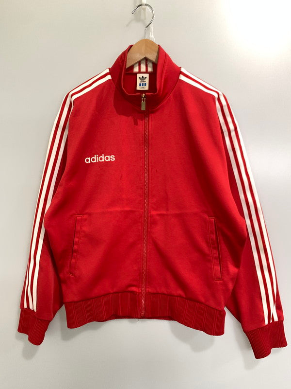 【中古品】【メンズ】 adidas アディダス 90's TRACK JACKET ASR-966 トラックジャケット ジャージ デサント製 アウター 146-241217-yn-11-min サイズ：L カラー：レッド 万代Net店