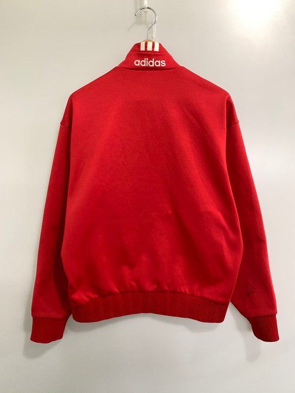 【中古品】【メンズ】 adidas アディダス 90's TRACK JACKET ASR-966 トラックジャケット ジャージ デサント製 アウター 146-241217-yn-11-min サイズ：L カラー：レッド 万代Net店