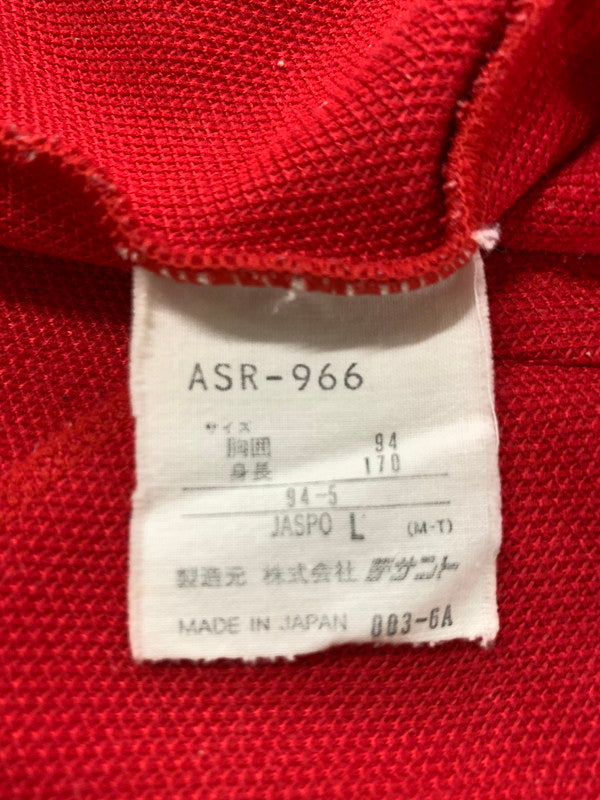 【中古品】【メンズ】 adidas アディダス 90's TRACK JACKET ASR-966 トラックジャケット ジャージ デサント製 アウター 146-241217-yn-11-min サイズ：L カラー：レッド 万代Net店