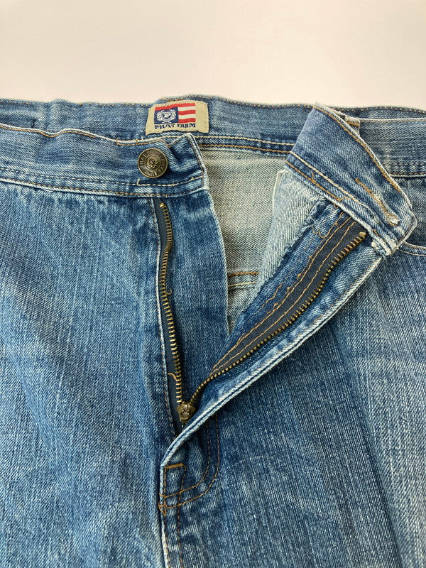 【中古品】【メンズ】  PHAT FARM ファットファーム BAGGY DENIM PANT バギー デニム パンツ 157-250101-cn-7-min サイズ：46 カラー：インディゴ 万代Net店