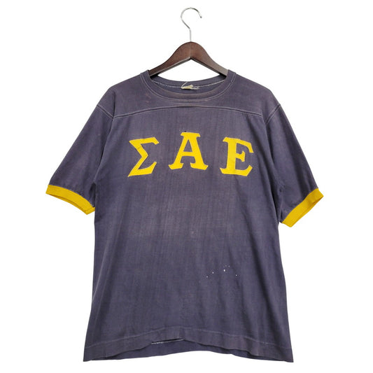 【現状渡し品】【メンズ】 USED VINTAGE NUMBERING FOOTBALL TEE ナンバリング フットボール Tシャツ 半袖 トップス 146-250921-as-09-izu サイズ：42-44 カラー：ネイビー系 万代Net店